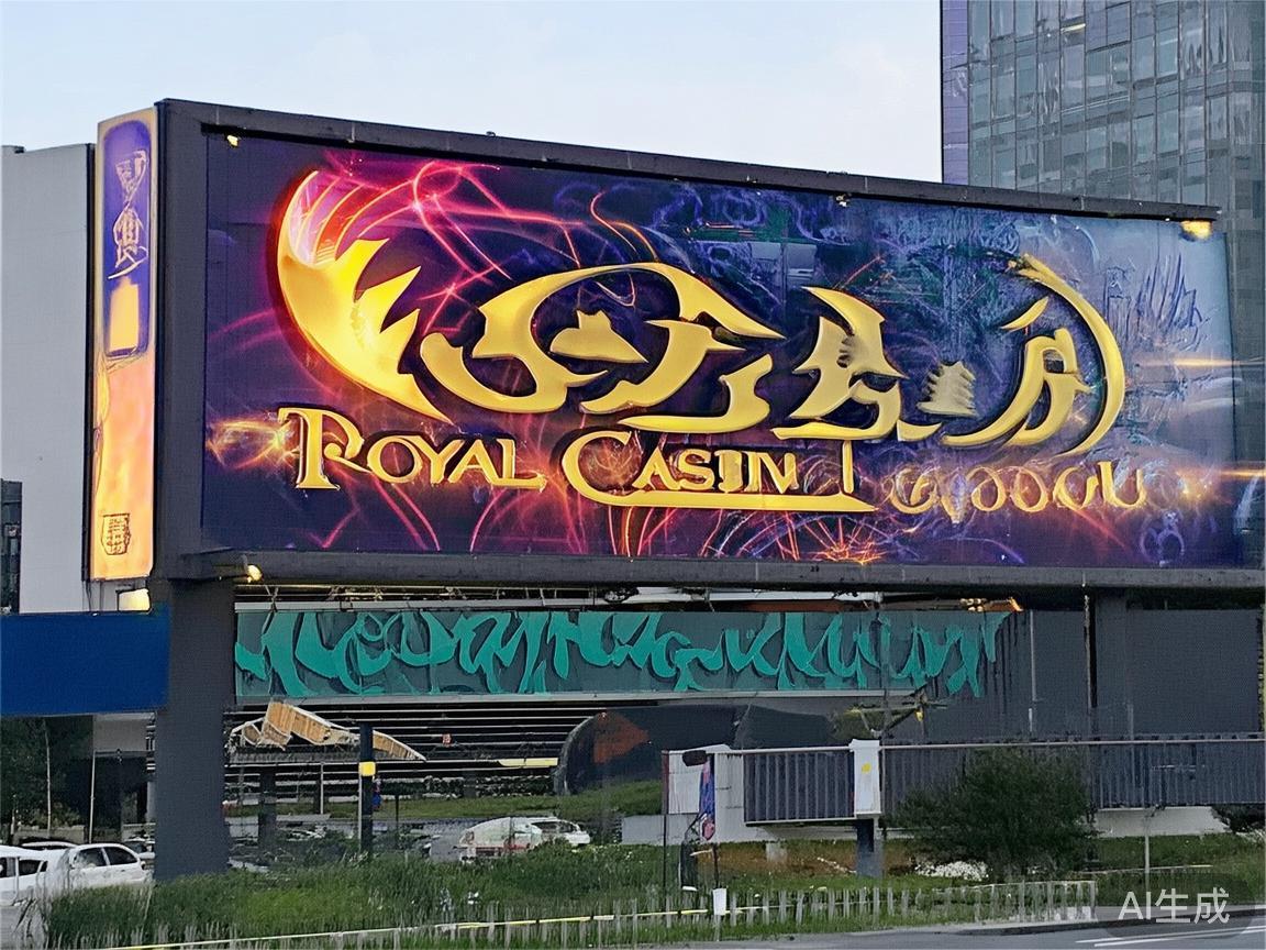 澳门皇家赌场的广告牌布置，充分考虑地理位置和目标受